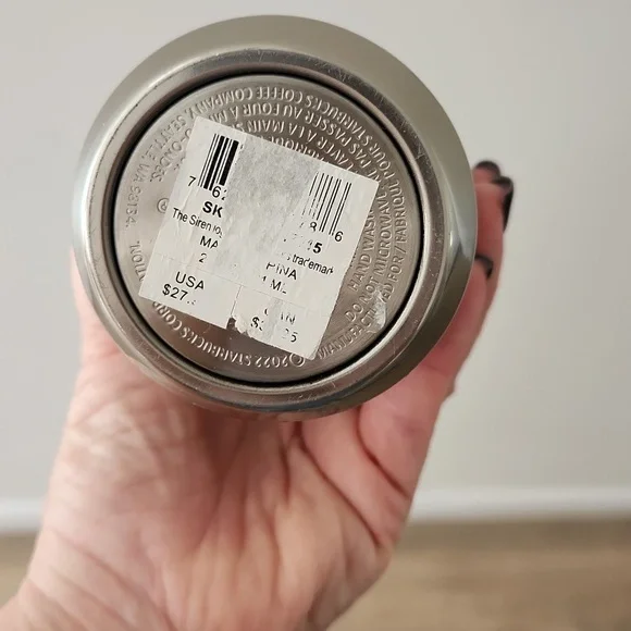 Starbucks 2023 Silver Glacier Blue Ombre Jewel Lid Stainless Stee Bottle Tumbler - Picture 4 of 12